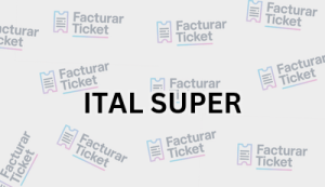 Facturación ITAL SUPER - Descargar Factura 20 ITAL SUPER sin logo Facturación ITAL SUPER - Descargar Factura