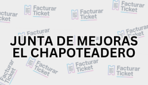 JUNTA DE MEJORAS EL CHAPOTEADERO sin logo Facturación JUNTA DE MEJORAS EL CHAPOTEADERO - Descargar Factura