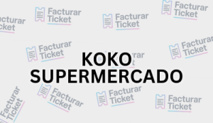 Facturación KOKO SUPERMERCADO - Descargar Factura 3 KOKO SUPERMERCADO sin logo Facturación KOKO SUPERMERCADO - Descargar Factura