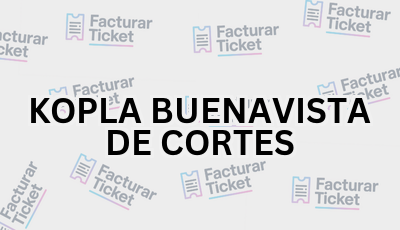 KOPLA BUENAVISTA DE CORTES sin logo Facturar Ticket - Busca por Marca o Razón Social y Obtén tu Factura