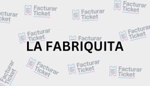 LA FABRIQUITA sin logo Facturación LA FABRIQUITA - Descargar Factura