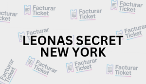 LEONAS SECRET NEW YORK sin logo Facturación LEONAS SECRET NEW YORK - Descargar Factura