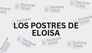 LOS POSTRES DE ELOISA sin logo Facturación LOS POSTRES DE ELOISA - Descargar Factura