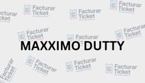 MAXXIMO DUTTY sin logo Facturación MAXXIMO DUTTI - Descargar Factura
