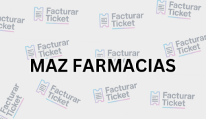 MAZ FARMACIAS sin logo Facturación MAZ FARMACIAS - Descargar Factura