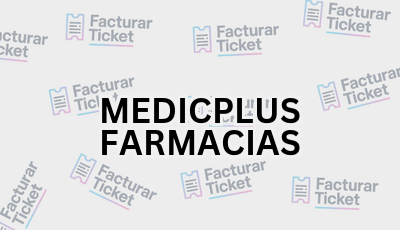 MEDICPLUS FARMACIAS sin logo Facturar Ticket - Busca por Marca o Razón Social y Obtén tu Factura