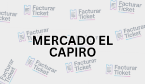 Facturación MERCADO EL CAPIRO - Descargar Factura 11 MERCADO EL CAPIRO sin logo Facturación MERCADO EL CAPIRO - Descargar Factura