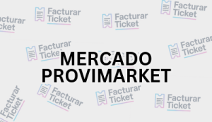MERCADO PROVIMARKET sin logo Facturación MERCADO PROVIMARKET - Descargar Factura