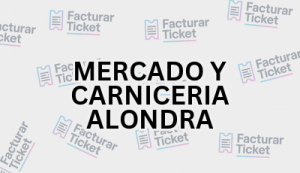 MERCADO Y CARNICERIA ALONDRA sin logo Facturación MERCADO Y CARNICERIA ALONDRA - Descargar Factura