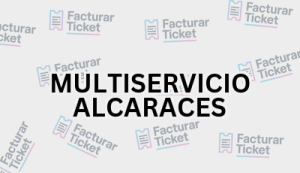 MULTISERVICIO ALCARACES sin logo Facturación MULTISERVICIO ALCARACES - Descargar Factura