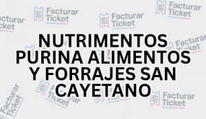 Facturación NUTRIMENTOS PURINA ALIMENTOS Y FORRAJES SAN CAYETANO - Descargar Factura 20 NUTRIMENTOS PURINA ALIMENTOS Y FORRAJES SAN CAYETANO sin logo Facturación NUTRIMENTOS PURINA ALIMENTOS Y FORRAJES SAN CAYETANO - Descargar Factura