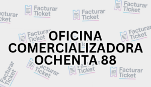 OFICINA COMERCIALIZADORA OCHENTA 88 sin logo Facturación OFICINA COMERCIALIZADORA OCHENTA 88 - Descargar Factura