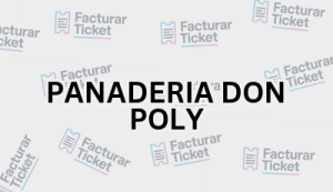 Facturación PANADERIA DON POLY - Descargar Factura 13 PANADERIA DON POLY sin logo Facturación PANADERIA DON POLY - Descargar Factura