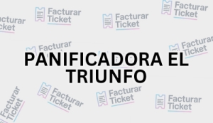 PANIFICADORA EL TRIUNFO sin logo Facturación PANIFICADORA EL TRIUNFO - Descargar Factura