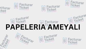 PAPELERIA AMEYALI sin logo Facturación PAPELERIA AMEYALI - Descargar Factura
