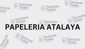 PAPELERIA ATALAYA sin logo Facturación PAPELERIA ATALAYA - Descargar Factura