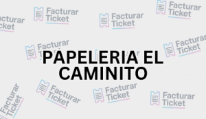 PAPELERIA EL CAMINITO sin logo Facturación PAPELERIA EL CAMINITO - Descargar Factura