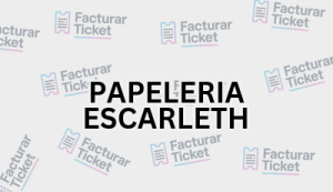 PAPELERIA ESCARLETH sin logo Facturación PAPELERIA ESCARLETH - Descargar Factura