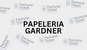 PAPELERIA GARDNER sin logo Facturación PAPELERIA GARDNER - Descargar Factura