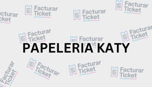 PAPELERIA KATY sin logo Facturación PAPELERIA KATY - Descargar Factura