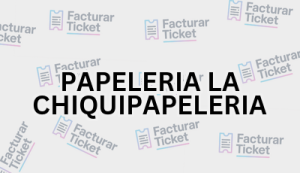 Facturación PAPELERIA LA CHIQUIPAPELERIA - Descargar Factura 20 PAPELERIA LA CHIQUIPAPELERIA sin logo Facturación PAPELERIA LA CHIQUIPAPELERIA - Descargar Factura