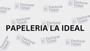 PAPELERIA LA IDEAL sin logo Facturación PAPELERIA LA IDEAL - Descargar Factura