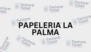 PAPELERIA LA PALMA sin logo Facturación PAPELERIA LA PALMA - Descargar Factura