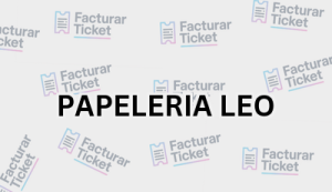 PAPELERIA LEO sin logo Facturación PAPELERIA LEO - Descargar Factura