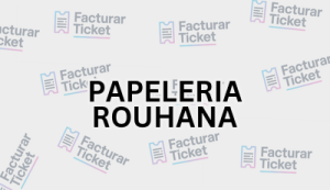 PAPELERIA ROUHANA sin logo Facturación PAPELERIA ROUHANA - Descargar Factura