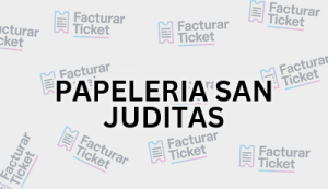 PAPELERIA SAN JUDITAS sin logo Facturación PAPELERIA SAN JUDITAS - Descargar Factura