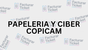 PAPELERIA Y CIBER COPICAM sin logo Facturación PAPELERIA Y CIBER COPICAM - Descargar Factura