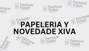 PAPELERIA Y NOVEDADE XIVA sin logo Facturación PAPELERIA Y NOVEDADE XIVA - Descargar Factura