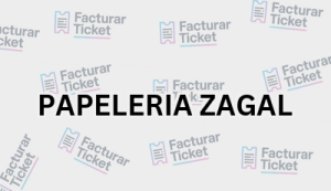 PAPELERIA ZAGAL sin logo Facturación PAPELERIA ZAGAL - Descargar Factura