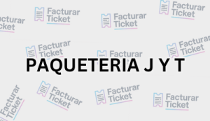 PAQUETERIA J Y T sin logo Facturación PAQUETERIA J Y T - Descargar Factura
