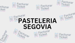 PASTELERIA SEGOVIA sin logo Facturación PASTELERIA SEGOVIA - Descargar Factura