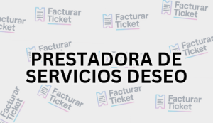 PRESTADORA DE SERVICIOS DESEO sin logo Facturación PRESTADORA DE SERVICIOS DESEO - Descargar Factura