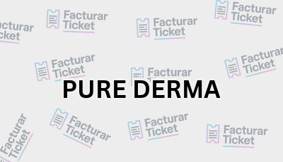 PURE DERMA sin logo Facturar Ticket - Busca por Marca o Razón Social y Obtén tu Factura
