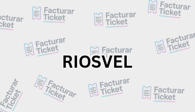 Facturar Ticket - Busca por Marca o Razón Social y Obtén tu Factura 11 RIOSVEL sin logo 1 Facturar Ticket - Busca por Marca o Razón Social y Obtén tu Factura