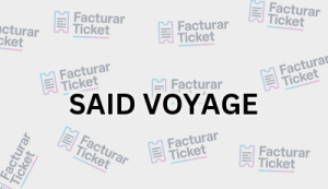 SAID VOYAGE sin logo Facturación SAID VOYAGE - Descargar Factura