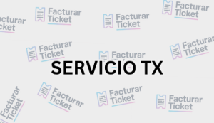 SERVICIO TX sin logo Facturación SERVICIO TX - Descargar Factura