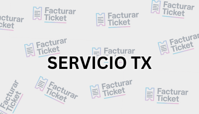 Facturar Ticket - Busca por Marca o Razón Social y Obtén tu Factura 3 SERVICIO TX sin logo Facturar Ticket - Busca por Marca o Razón Social y Obtén tu Factura