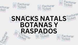 Facturación SNACKS NATALS BOTANAS Y RASPADOS - Descargar Factura 19 SNACKS NATALS BOTANAS Y RASPADOS sin logo Facturación SNACKS NATALS BOTANAS Y RASPADOS - Descargar Factura