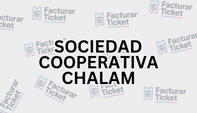 SOCIEDAD COOPERATIVA CHALAM sin logo Facturar Ticket - Busca por Marca o Razón Social y Obtén tu Factura