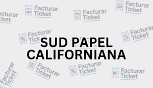 SUD PAPEL CALIFORNIANA sin logo Facturación SUD PAPEL CALIFORNIANA - Descargar Factura