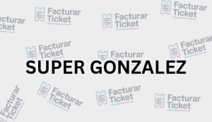 Facturación SUPER GONZALEZ - Descargar Factura 6 SUPER GONZALEZ sin logo Facturación SUPER GONZALEZ - Descargar Factura