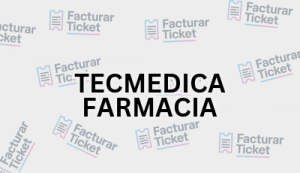 TECMEDICA FARMACIA sin logo Facturación TECMEDICA FARMACIA - Descargar Factura