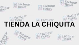 TIENDA LA CHIQUITA sin logo Facturación TIENDA LA CHIQUITA - Descargar Factura