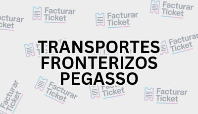 Facturar Ticket - Busca por Marca o Razón Social y Obtén tu Factura 20 TRANSPORTES FRONTERIZOS PEGASSO sin logo Facturar Ticket - Busca por Marca o Razón Social y Obtén tu Factura