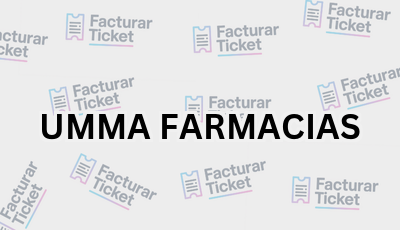 UMMA FARMACIAS sin logo Facturar Ticket - Busca por Marca o Razón Social y Obtén tu Factura