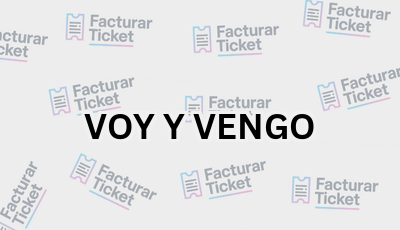 Facturar Ticket - Busca por Marca o Razón Social y Obtén tu Factura 14 VOY Y VENGO sin logo Facturar Ticket - Busca por Marca o Razón Social y Obtén tu Factura